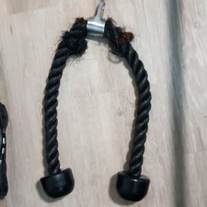 Tricep / Bicep rope with grip for cable machine
